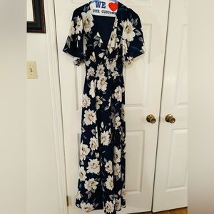 Floral Floor Length Dress